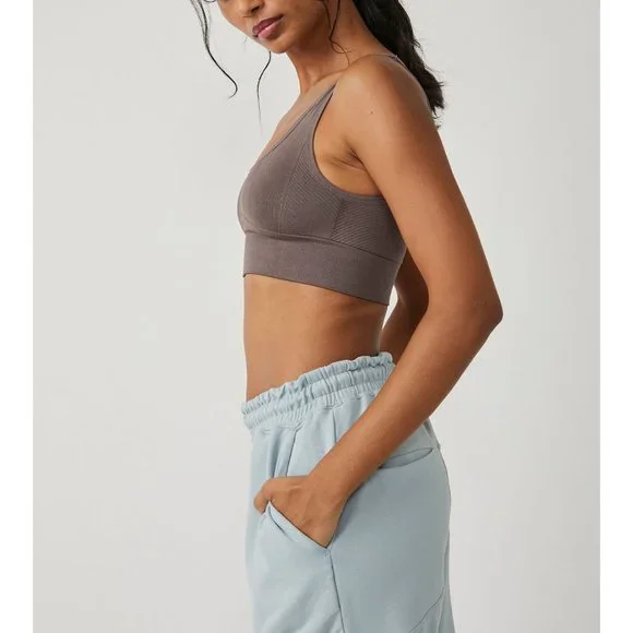 FP MOVEMENT Free Throw Square Neck Bra / Violet Umber - Picture 2 of 5